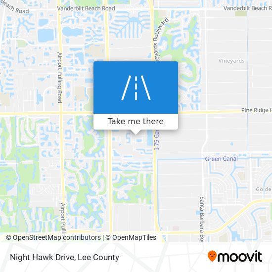 Night Hawk Drive map