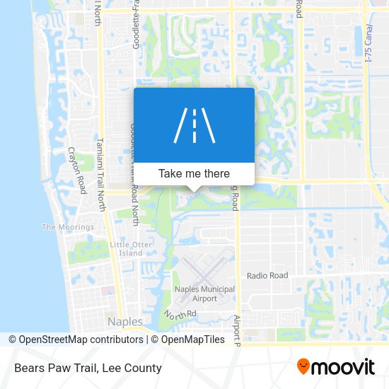 Bears Paw Trail map