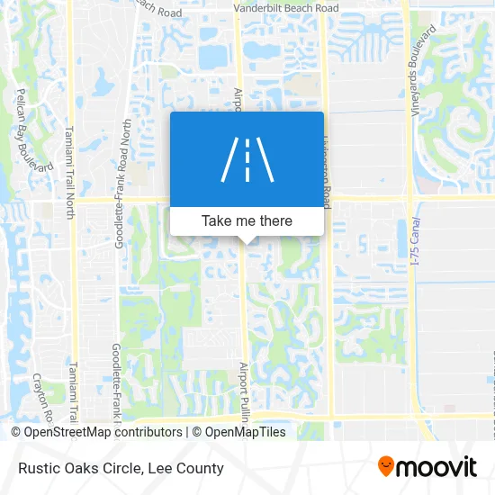 Rustic Oaks Circle map