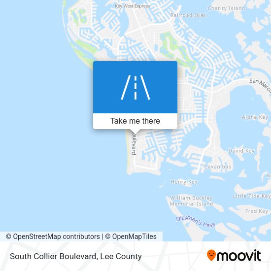 Mapa de South Collier Boulevard