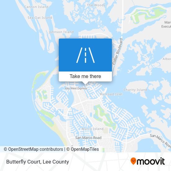 Mapa de Butterfly Court