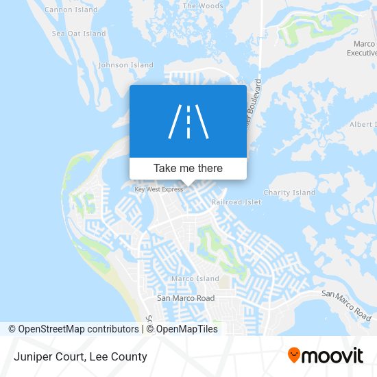 Mapa de Juniper Court