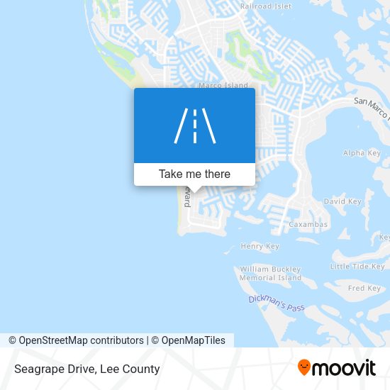 Seagrape Drive map