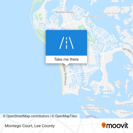 Montego Court map