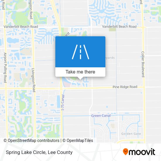Spring Lake Circle map