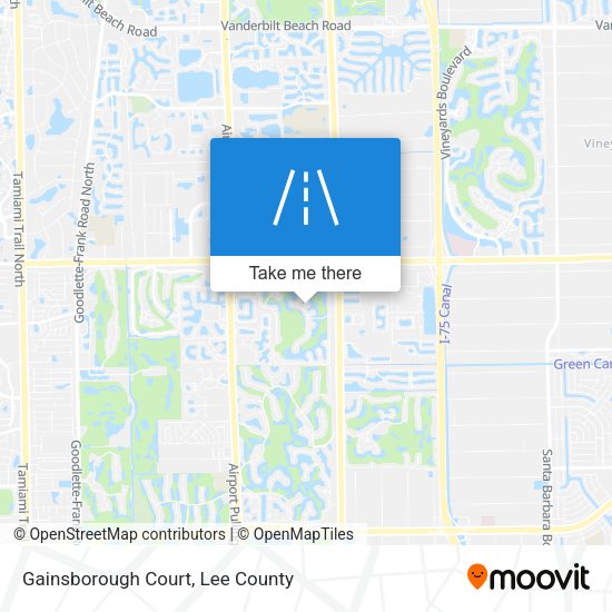 Mapa de Gainsborough Court