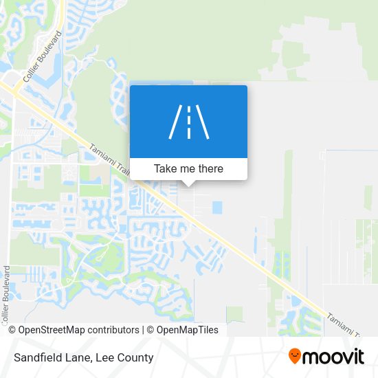 Mapa de Sandfield Lane