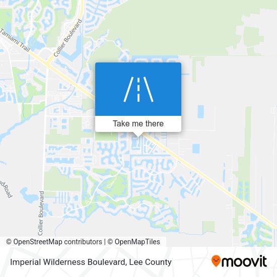 Mapa de Imperial Wilderness Boulevard