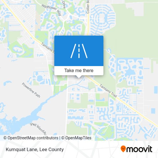 Kumquat Lane map