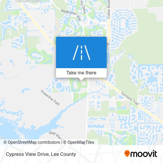 Cypress View Drive map