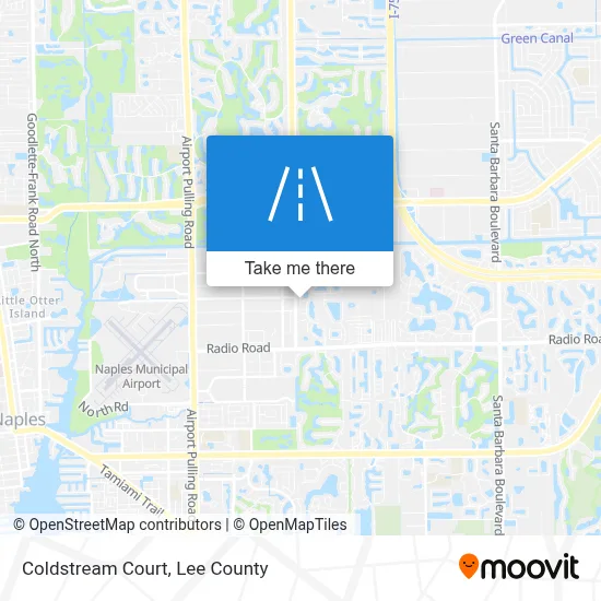 Coldstream Court map