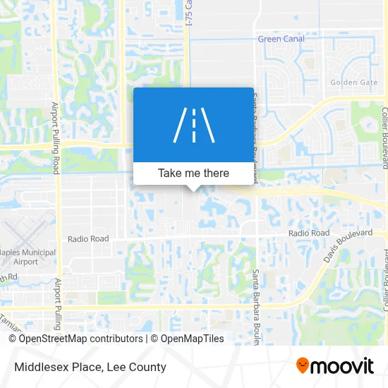 Middlesex Place map