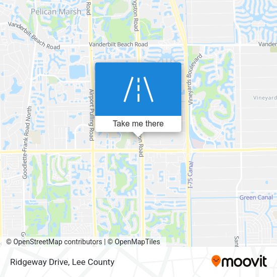 Mapa de Ridgeway Drive