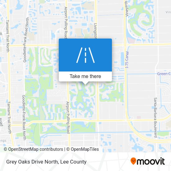 Grey Oaks Drive North map