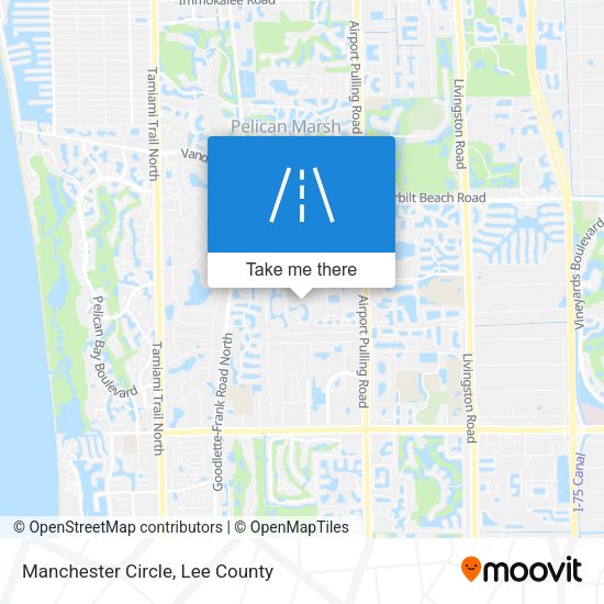 Mapa de Manchester Circle