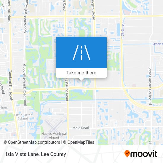 Mapa de Isla Vista Lane