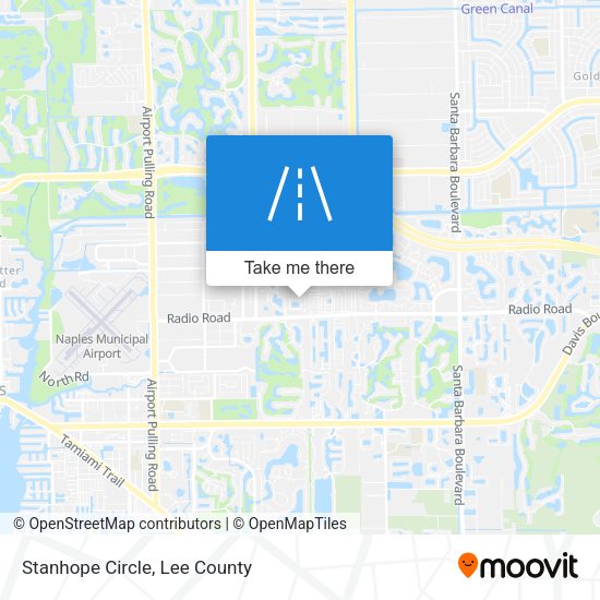Stanhope Circle map