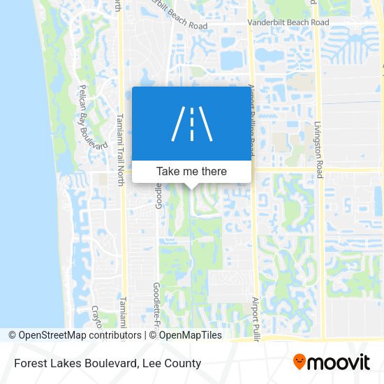 Forest Lakes Boulevard map
