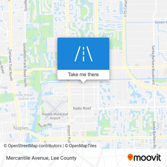 Mapa de Mercantile Avenue
