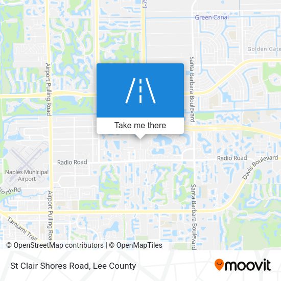 St Clair Shores Road map