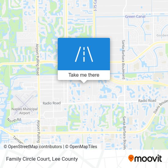 Family Circle Court map