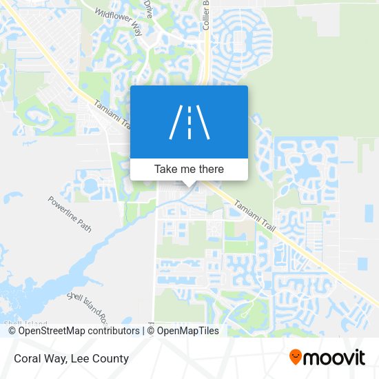Mapa de Coral Way