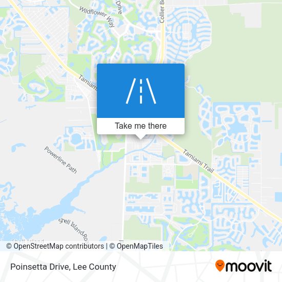 Mapa de Poinsetta Drive