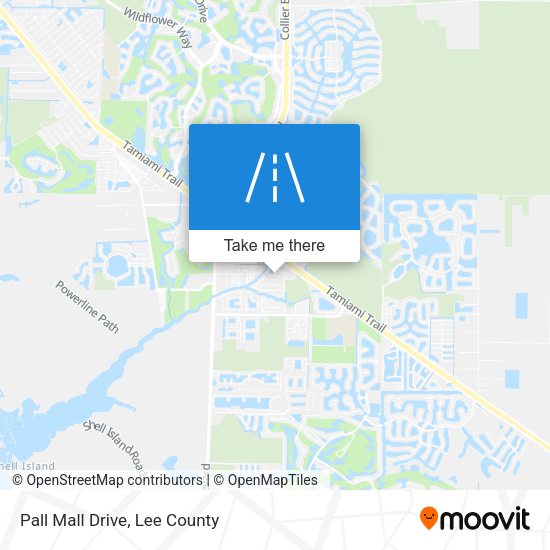 Pall Mall Drive map