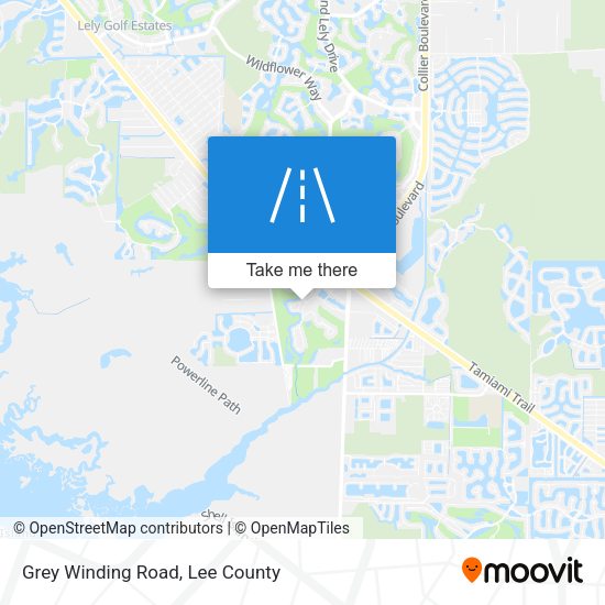 Mapa de Grey Winding Road