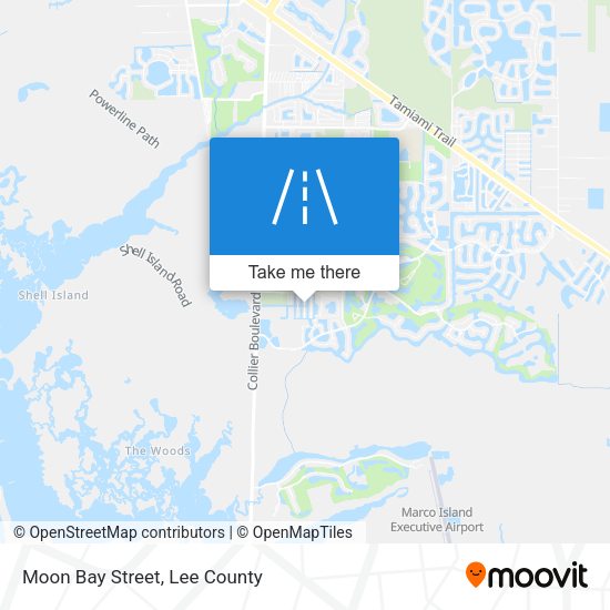Moon Bay Street map