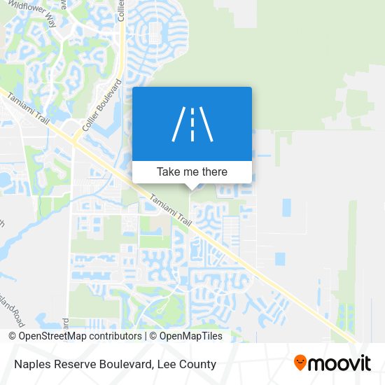 Naples Reserve Boulevard map