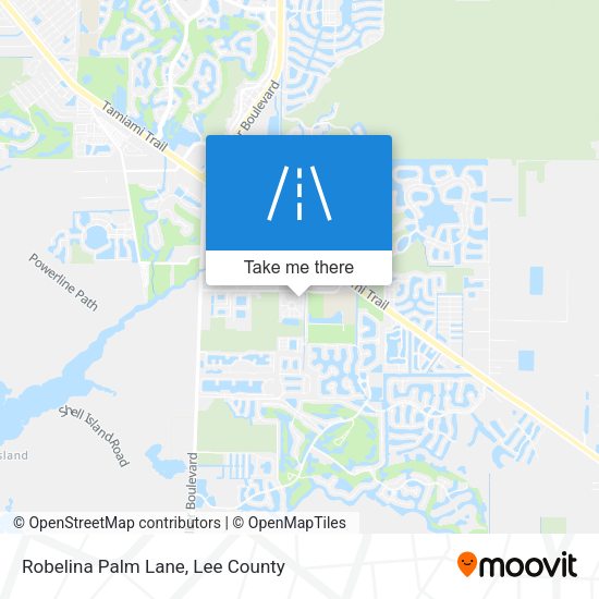 Mapa de Robelina Palm Lane