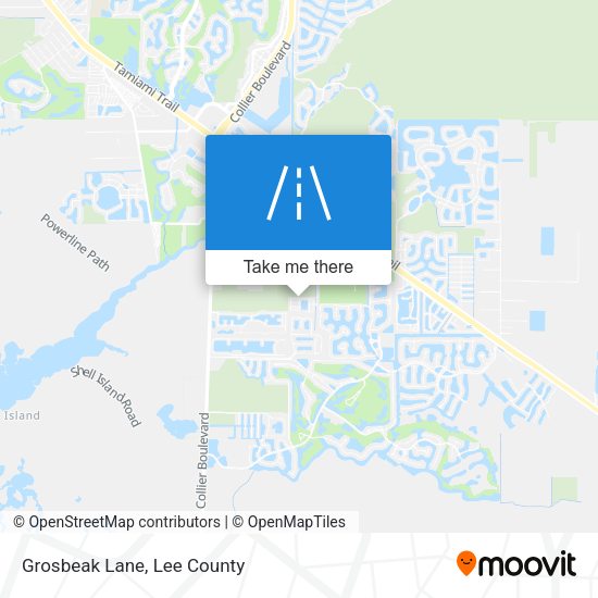 Mapa de Grosbeak Lane