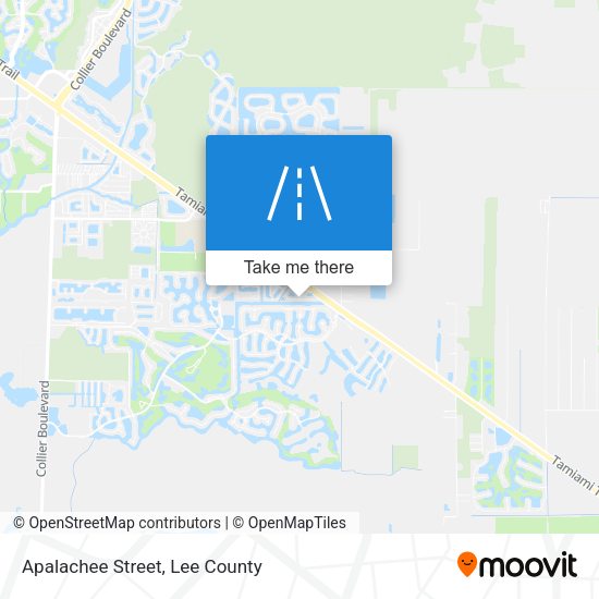 Apalachee Street map