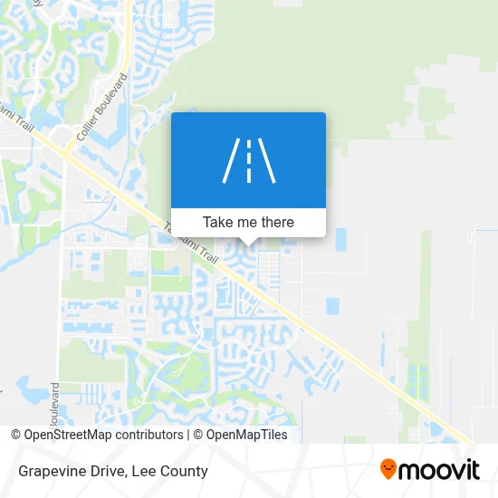 Grapevine Drive map