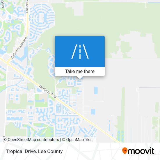 Tropical Drive map