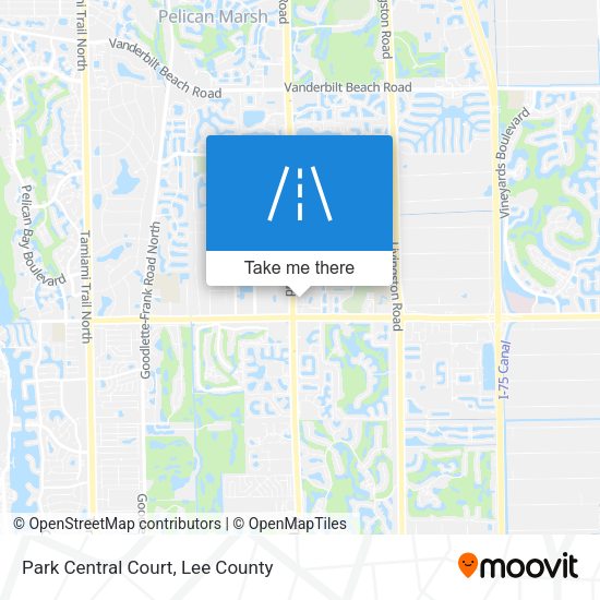 Park Central Court map