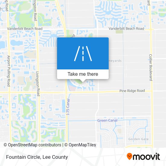 Fountain Circle map