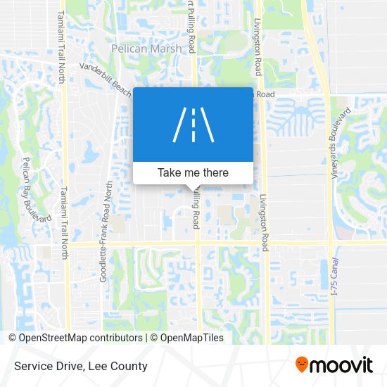 Mapa de Service Drive
