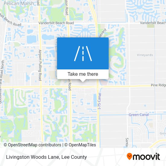 Livingston Woods Lane map