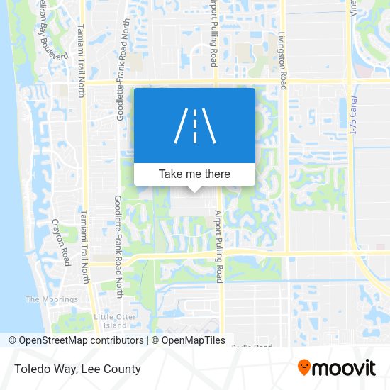 Toledo Way map