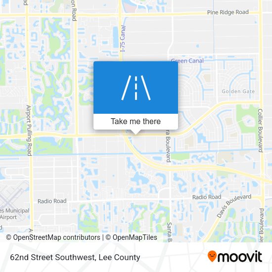 62nd Street Southwest map
