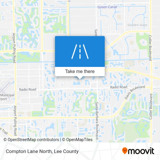Compton Lane North map