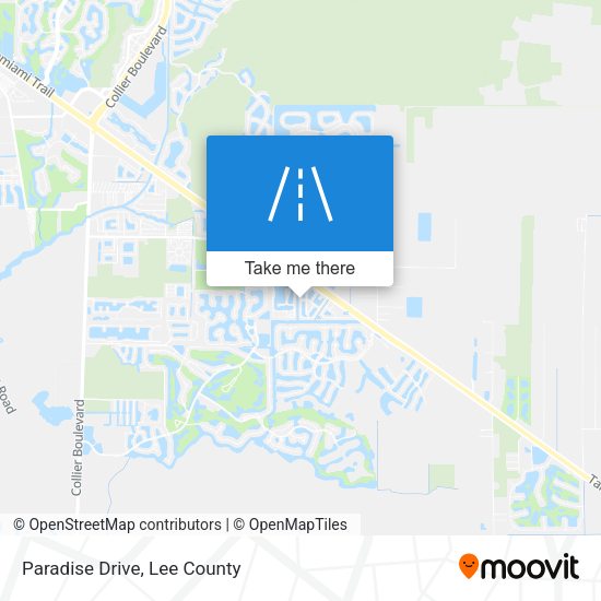 Mapa de Paradise Drive
