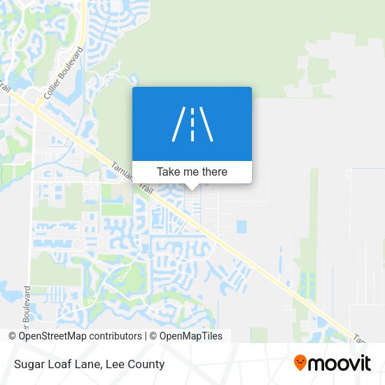 Mapa de Sugar Loaf Lane