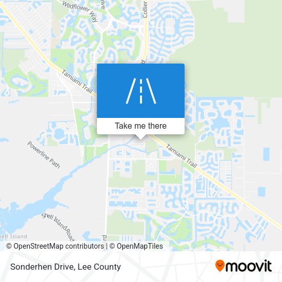 Sonderhen Drive map