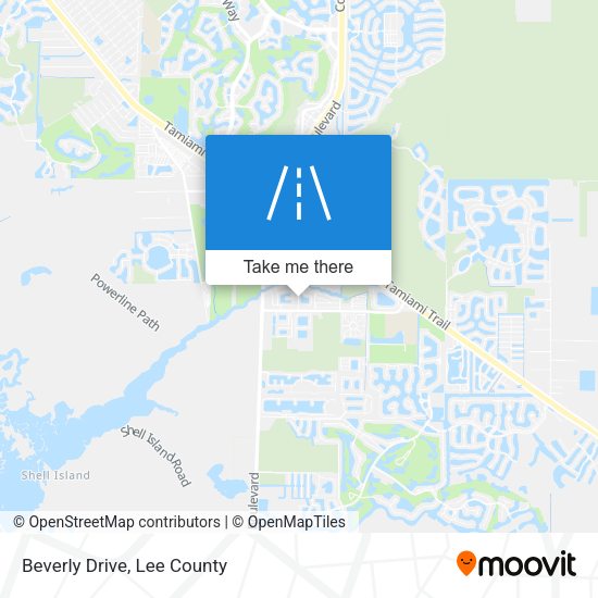 Mapa de Beverly Drive