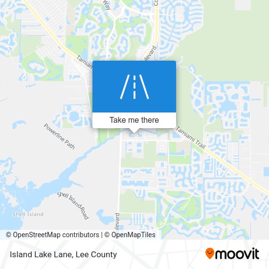 Mapa de Island Lake Lane