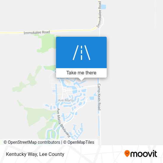 Mapa de Kentucky Way