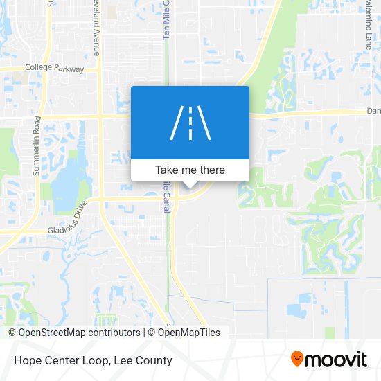 Mapa de Hope Center Loop
